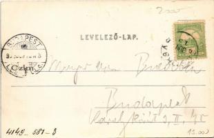 1903 Budapest XXIII. Soroksár, Nasinszky Ödön fűszer és csemege kereskedés üzlete és saját kiadása