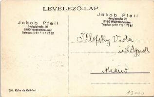 Budapest XXIII. Soroksár, Haraszti utca, Stump György liszt és dara üzlete. Kohn és Grünhut kiadása ...