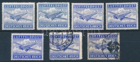 Deutsches Reich - Luftfeldpost 7 db bélyeg