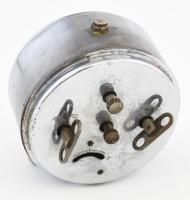 Régi vekkeróra, Singer Imre óra és ékszer áruháza, Újpest, kis rozsdafoltokkal, kopással, m: 9,5 cm