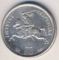 Litvánia 1925. 5L Ag T:2/3