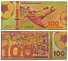 Oroszország 2018.(?) 100R "AA 4:3" (2x) aranyozott műanyag fantáziakiadás T:AU
Russia 201...