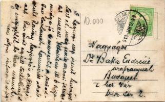 1913 Tátraszéplak, Tatranska Polianka, Westerheim (Magas-Tátra, Vysoké Tatry); téli élet, szánkózás,...