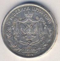 Montenegro 1914. 2P Ag T:3+ apró ph