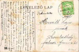 1914 Alsólendva, Alsó-Lendva, Dolnja Lendava; Fő utca, templom tér, Wortman Benő üzlete. Balkányi Er...