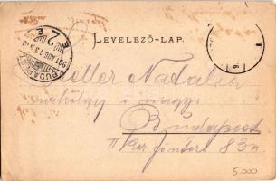 1901 Kolozsvár, Cluj; Hídkapu külvárosi oldala a XIX. század elején. Kováts P. fiai kiadása / gate i...