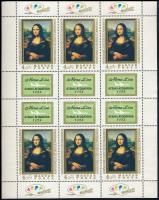 1974 Mona Lisa kisív (13.000) (apró betapadásnyomok / small gum disturbances)