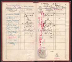 1933-36 Árvay Pál joghallgató pécsi egyetemi fényképes leckekönyve, többek közt Irk Albert, Pázmány ...