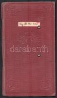 1933-36 Árvay Pál joghallgató pécsi egyetemi fényképes leckekönyve, többek közt Irk Albert, Pázmány ...