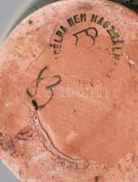 Miska kancsó, Mázas kerámia, jelzett, hibátlan 23 cm