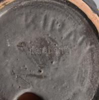 Király hamutál. Mázas kerámia, jelzett, hibátlan 14 cm