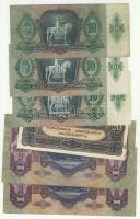 Kis hagyaték bankjegy tétel, magyar 25db + külföldi 11db, régi és új T:vegyes