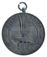 1944. "Szebb jövőt / Dicséret kimagasló levente munkáért" hadifém kitüntető jelvény mellszalag nélkül (40mm) T:AU Hungary 1944. "Praise for the eminent levente work" war metal badge without ribbon (40mm) C:AU