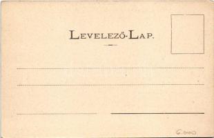 Ólubló, Ó-Lubló, Stará Lubovna; vár, Sétatér, templom. Kaveczky Tivadar kiadása / castle, promenade,...