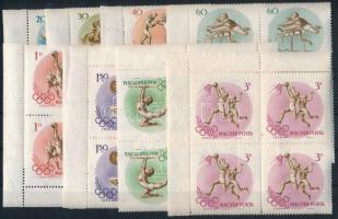 1956 Olimpia sor ívsarki négyestömbökben (4.800)