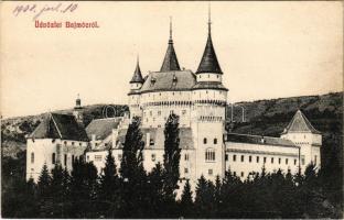 1908 Bajmóc, Bojnice; vár. Gubits B. kiadása / castle