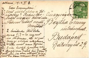 1913 Abbazia, Opatija; hölgyek / ladies. M. Stark photo