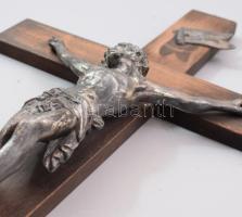 Nagy méretű feszület. ca XX. sz. eleje fém korpusszal 60 cm