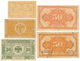 Orosz Polgárháború / Kelet-Szibéria / Második Ideiglenes Szibériai Kormány DN(1919) 50k (2xklf) + Or...