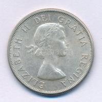 Kanada 1964. 50c Ag "II. Erzsébet" T:AU Canada 1964. 50 Cents Ag "Elizabeth II" C:AU Krause KM# 56