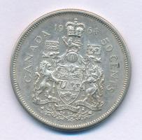 Kanada 1964. 50c Ag "II. Erzsébet" T:AU Canada 1964. 50 Cents Ag "Elizabeth II" ...