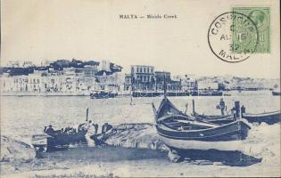 Misida Creek with rowing boats