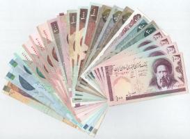 Irán DN (1982-2017) 100R-50.000R (21db) T:UNC-VG Iran ND (1982-2017) 100 Rials - 50.000 Rials (21pcs) C:UNC-VG