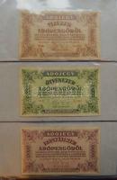 Kis hagyaték bankjegy tétel albumban, pengő-, forint-korszak, összesen 59db T:vegyes