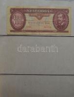 Kis hagyaték bankjegy tétel albumban, pengő-, forint-korszak, összesen 59db T:vegyes