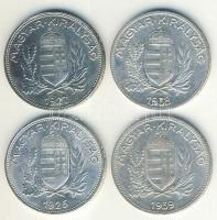 1926-1939. 1P Ag (4x) klf évszámmal T:2,3