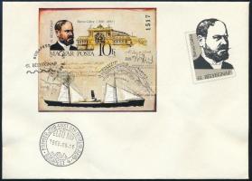 1988 Bélyegnap (61.) vágott blokk FDC-n (7.000)