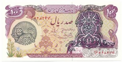 Irán / Iszlám forradalom 1979. 100R felülbélyegezve T:UNC,AU Iran / Islamic revolution 1979. 100 Rials overprinted C:UNC,AU Krause P#118