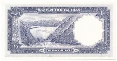 Irán 1961. 10R fekete sorszámmal T:AU kis ceruzás írás a sarokban
Iran 1961. 10 Rials with black se...