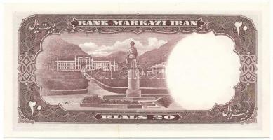 Irán 1961. 20R T:AU kis ceruzás írás a sarokban
Iran 1961. 20 Rials C:AU small pencil doodle in the...