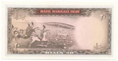 Irán 1969. 20R T:AU kis ceruzás írás a sarokban
Iran 1969. 20 Rials C:AU small pencil doodle in the...