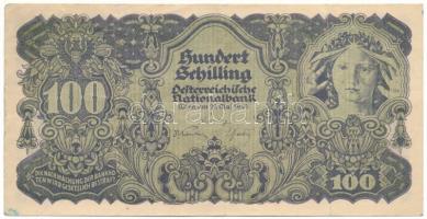 Ausztria 1945. 100Sch "1085 56560" T:F Austria 1945. 100 Schilling "1085 56560" C:F Krause 118.