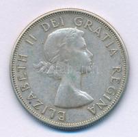 Kanada 1958. 50c Ag "II. Erzsébet" T:XF Canada 1958. 50 Cents Ag "Elizabeth II" C:XF