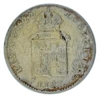 Olasz Államok / Lombardia-Velence 1822V 1/4L Ag "I. Ferenc" T:3 Italian States / Lombardia...
