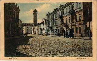 Hrodna, Grodno; Schloßstrasse / street view (EK)