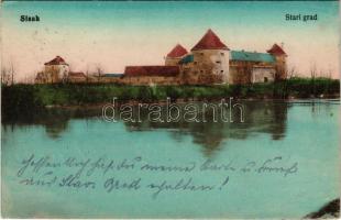 1917 Sziszek, Sisak, Sissek; Stari grad / Öreg vár. Vasúti levelezőlapárusítás 3925. / old castle