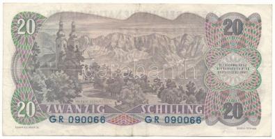 Ausztria 1956. 20Sch "GR 090066" T:F
Austria 1956. 20 Shilling "GR 090066" C:F
...
