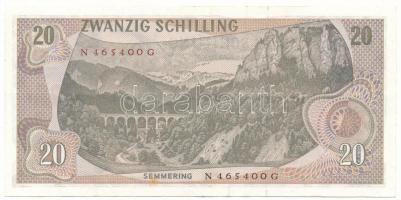 Ausztria 1967. 20Sch "N 465400 G" T:F szép papír
Austria 1967. 20 Schilling "N 46540...