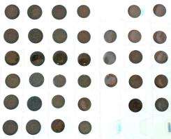 1893-1915. 1f-2f bronz (37xklf) T:AU-VF (közte több AU!)