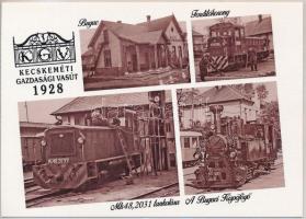 19 db MODERN Vasúttörténeti Alapítvány képeslap 2/3. rész Czimbalek Dávid szerkesztésében, kis album...