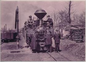 19 db MODERN Vasúttörténeti Alapítvány képeslap 2/3. rész Czimbalek Dávid szerkesztésében, kis album...