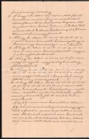 1870 Körmend, Sonnevend család egyik tagjának elhalálozásával kapcsolatos magyar ny. okmányok: jegyz...