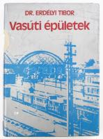 Dr. Erdélyi Tibor: Vasúti épületek. Bp., 1983, Műszaki Könyvkiadó. Kiadói egészvászon-kötés, kissé kopottas kiadói papír védőborítóban, intézményi bélyegzőkkel.