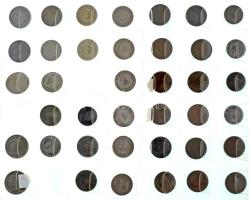 1892-1944. 2f-20f (39xklf), közte 1892. 10f Ni T:AU-VF