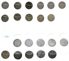 Ausztria 1893-1918. 10h-20h (21x) T:XF,VF
Austria 1893-1918. 10 Heller - 20 Heller (21x) C:XF,VF