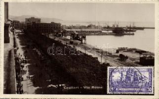 Cagliari Via Roma docks
